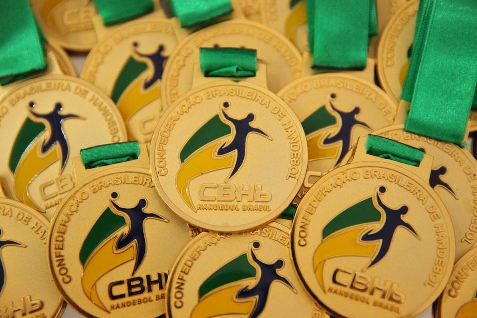 Medalhas da Liga Nacional/Foto: CBHb